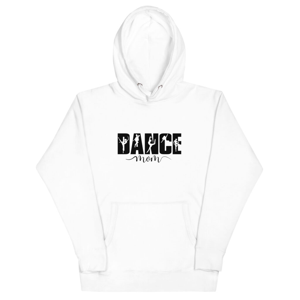 Whiite Dance Mom Hoodie