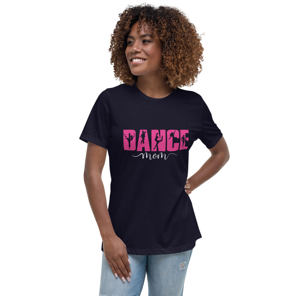 Proud Dance Mom Tee – Black & Pink - Image 2