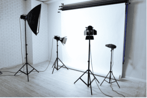 Photoshoot set up