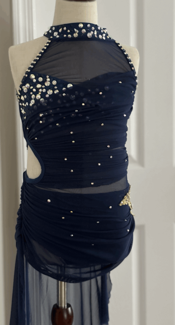 Photo of blue lyrical costume