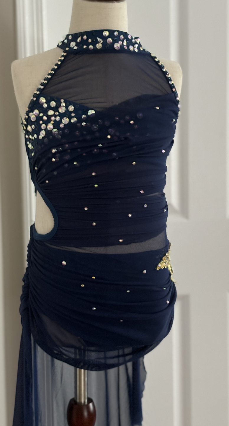 Photo of blue lyrical costume