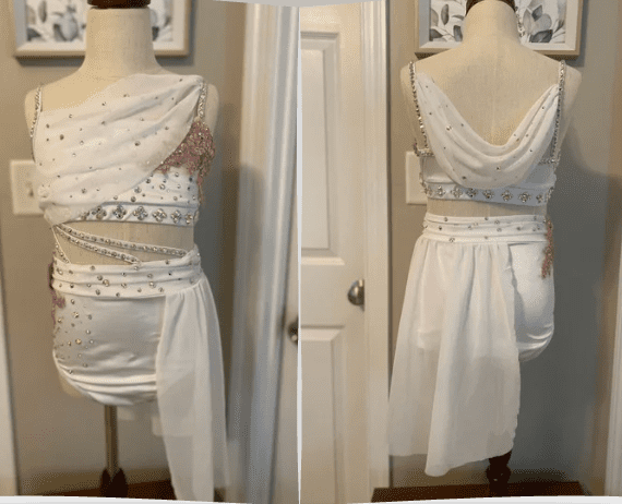 White lyrical costume