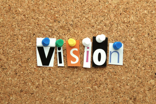 Photo of the word Vision
