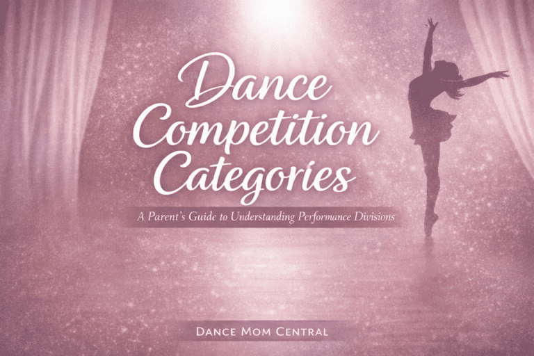 Dance Competition Categories